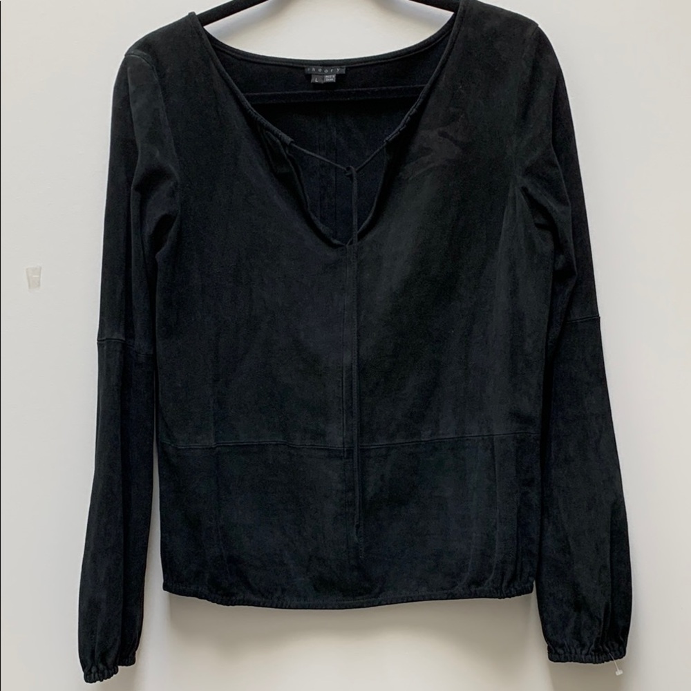 Theory Leather Women's Top